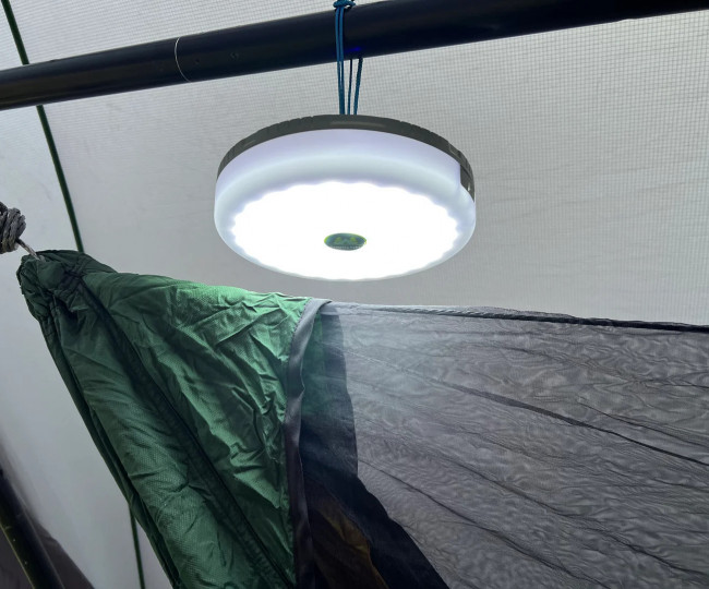 Ліхтар-рулетка з висувною LED-гірляндою Stratable Camping String Lights